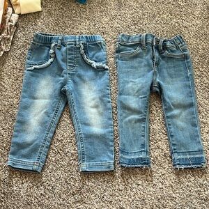 Bundle of toddler Jeans